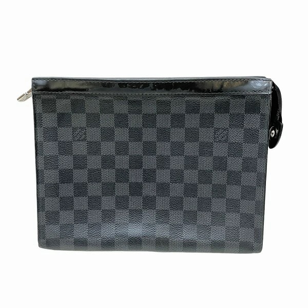 ルイヴィトングラフィット ポシェット ヴォワヤージュ MM N41696 クラッチバッグ 【中古】
