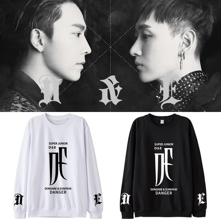 Superjunior D&e アルバム イドンヘ ヒョクジェ ウニョク ラウンドネック スウェットシャツ