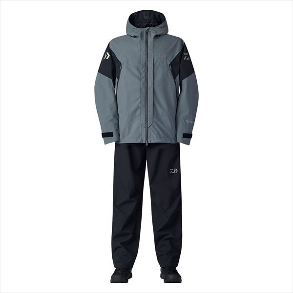 ダイワ レインウェア DR-1825 GORE-TEX コンビアップレインスーツ ガンメタル 2XL