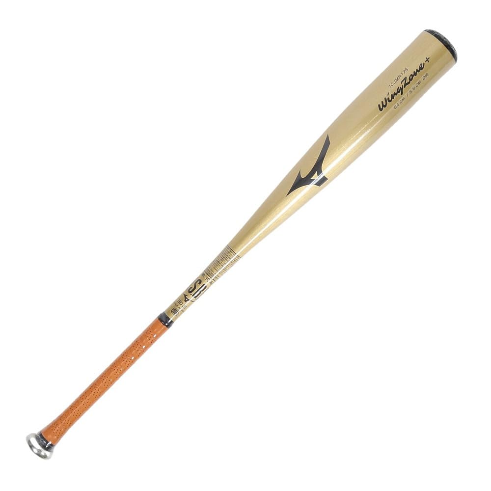 ミズノ（MIZUNO） 軟式用金属製バット 野球 一般 ウィングゾーンプラス 84cm/平均690g 1CJMR17684 50 （ゴールド/８４．０/Men s） 10,200円