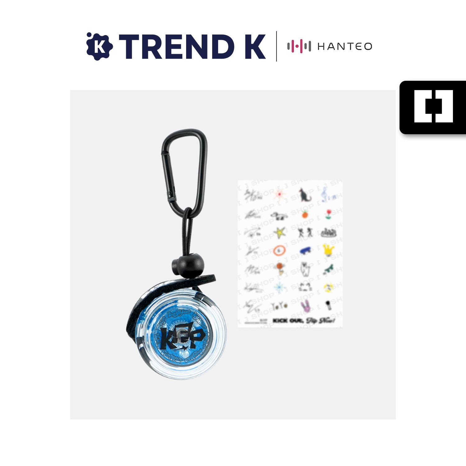 [当店特典/公式] KickFlip - [YOYO & STICKER SET] OFFICIAL MD 韓国盤