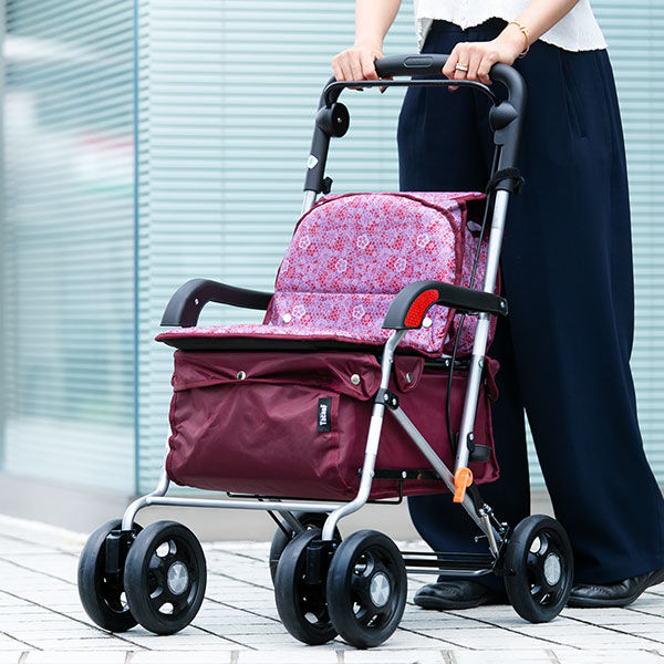 シルバーカー 軽量 おしゃれ 座れる カウート2 幸和製作所 プレゼント 母の日 敬老の日 カート 歩行補助 手押し車 折りたたみ 買い物 介護 大容量 高齢者 折り畳み 高さ調節