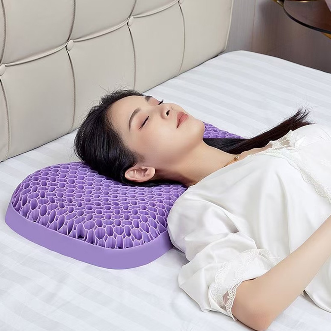 ヒツジのいらない枕 2色のオプション 枕 まくら 枕カバー付き 丸洗いOK 快眠枕 敬老の日 ギフト プレゼント 通気性 横向き寝 耐圧分散 寝返り BIGサイズモデル