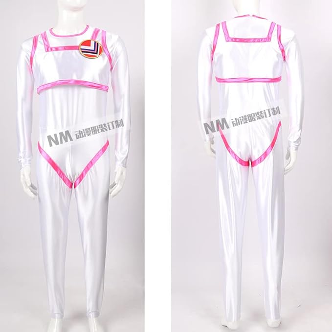 電撃戦隊チェンジマン チェンジマーメイド 白 全身タイツ サテン生地 コスプレ衣装