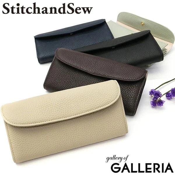 ステッチアンドソー 財布 StitchandSew 長財布 ウォレット レディース 革 本革 スティッチアンドソー FWL101