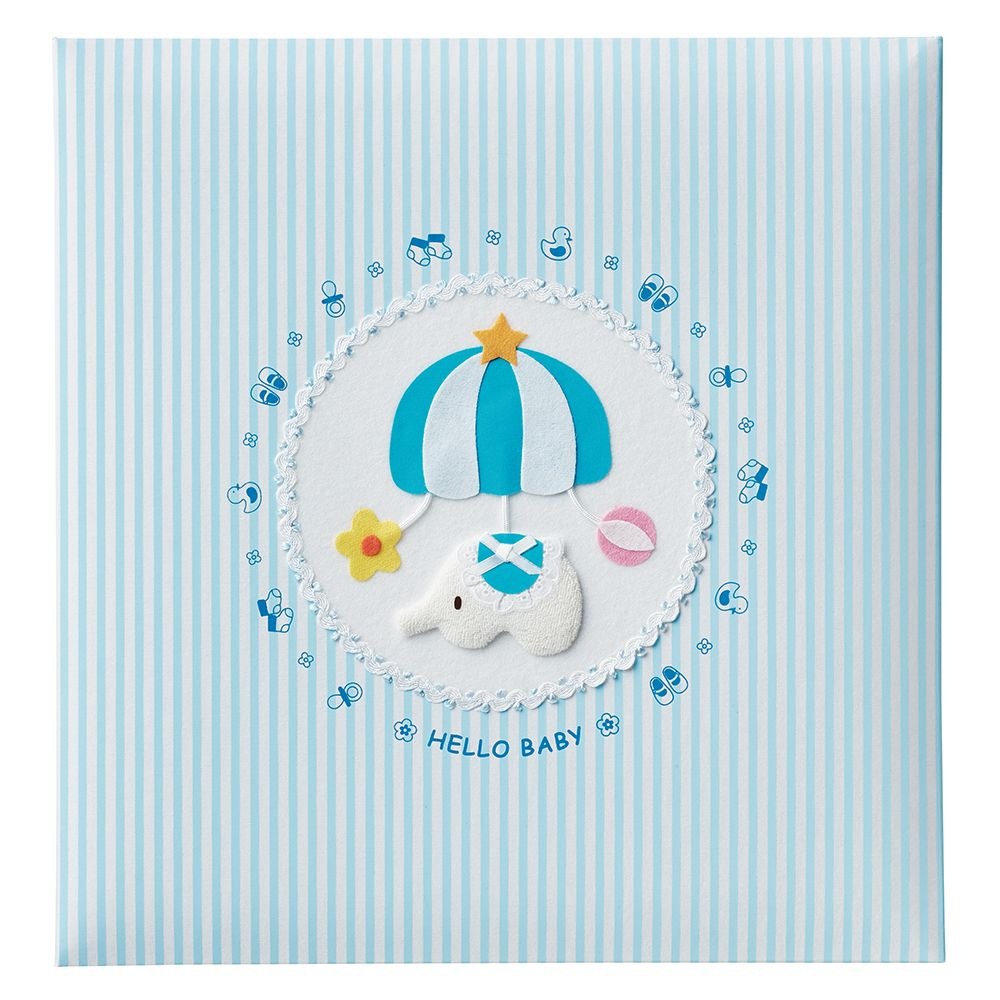 フエルアルバム 誕生用 L プラコート台紙 トイモービル ブルー ア-LB-300-B