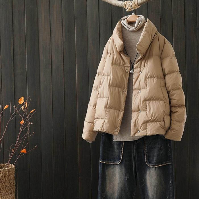 ダウンコート レディース ショート丈 コート ダウン ジャケット アウター トップス 無地 カジュアル おしゃれ 通勤 通学