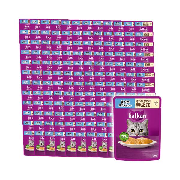 120個セット カルカン パウチ やわらかパテ まぐろ ほたてだし入り 着色料・発色剤