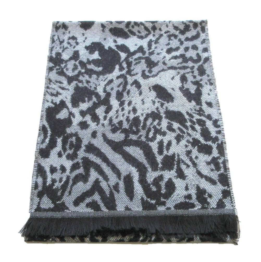 [.a all over the world] P.CORNILLON コルニヨン マフラー ヒョウ柄 アニマル柄 レオパード レディース メンズ ストール リバーシブル 秋冬 フランス製 動物柄 豹