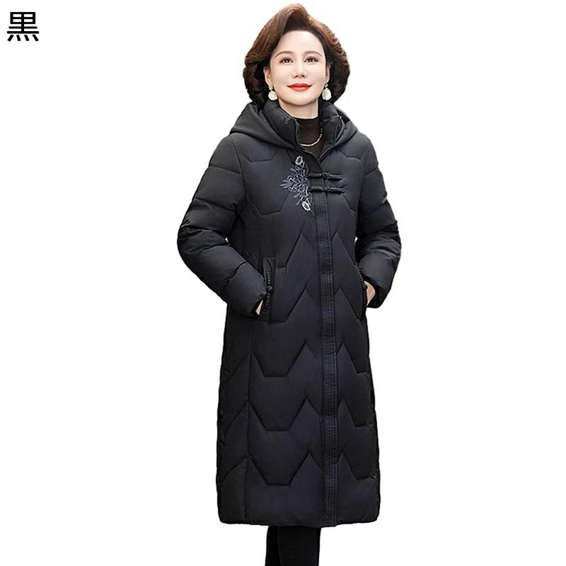 レディース防寒ジャケット レディース ロングコート コットンジャケット フード付き 中綿 綿服 長袖 婦人 シニア 高齢者 老人 60代 70代 80代 冬服 コート ファッション 着痩せ 日常 8,427円