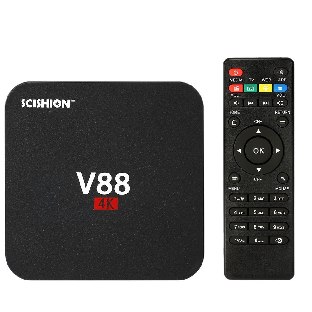 買得 V88スマートアンドロイド6.0 TVボックスKODI 8G / 1G RK3229 16.1