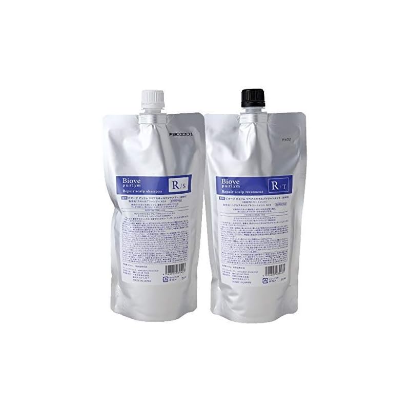 デミ ビオーブ ピュリム リペアスキャルプ シャンプー 450ml ＆ トリートメント 450g 詰め替え用 セット DEMI Biove purlym