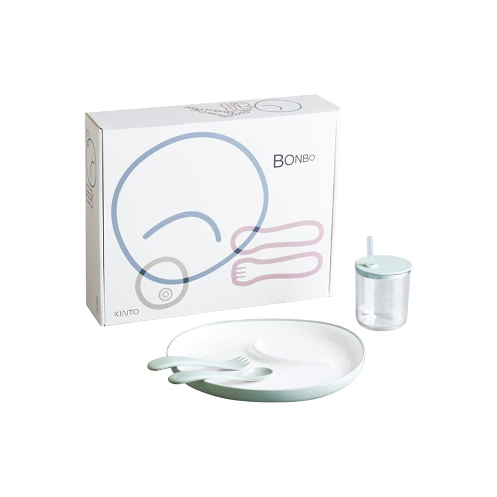 KINTO (キントー) BONBO 4pcs セット ブルーグレー キッズ ベビー ギフト ギフト プレゼント 出産祝い 26386