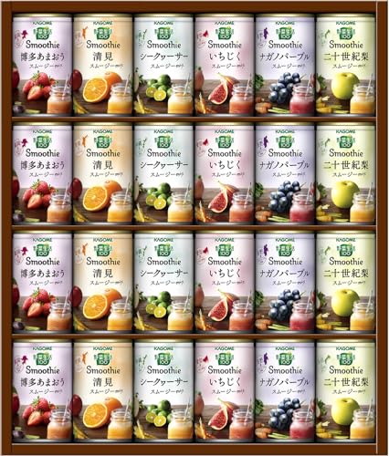 【ギフト プレゼント 中元 歳暮 母の日 父の日】 カゴメ 野菜生活100 Smoothie ギフトご当地果実のとろけるスムージーYSG-50S×1箱(160g缶×24本)