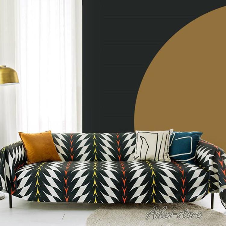 ソファーカバー おしゃれ 洋風 インテリア 汚れ防止 sofa cover ストレッチ/伸縮素材 滑り止め シンプル 耐磨耗 1-4人掛け 柄 模様