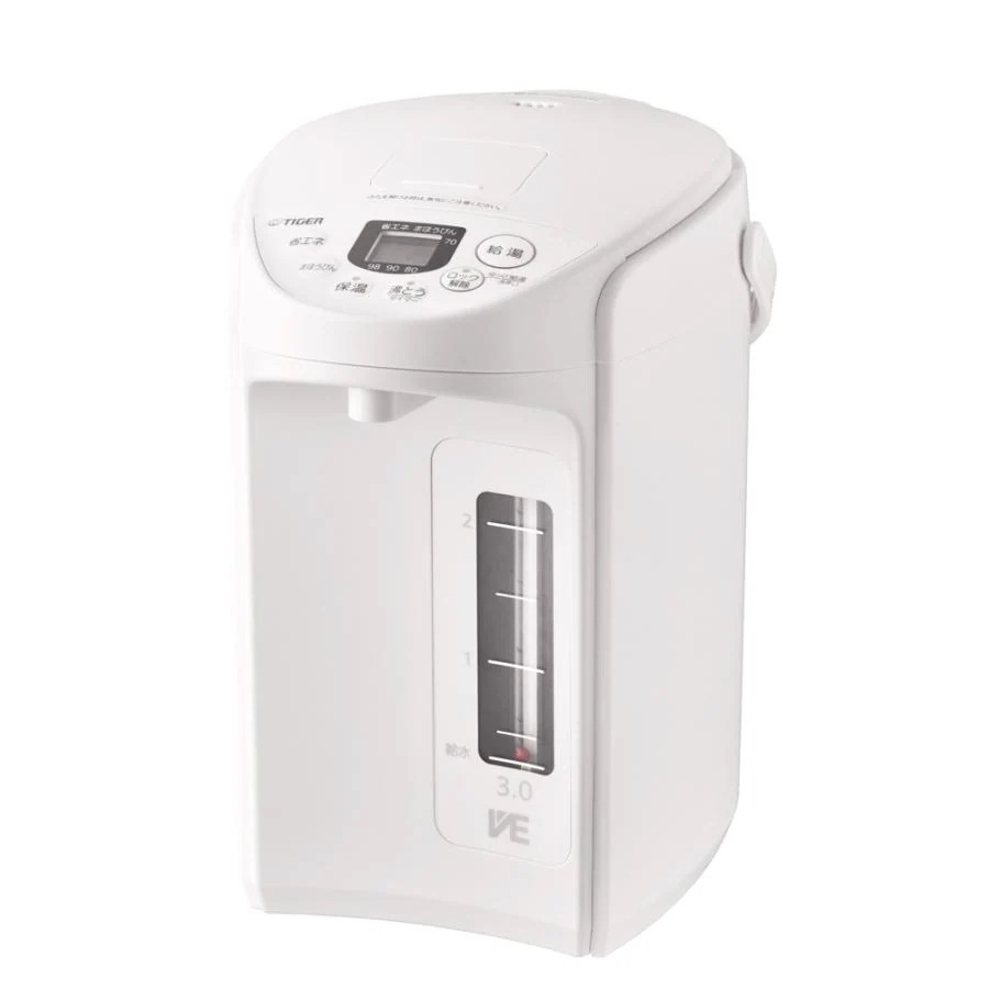 タイガー TIGER VE電気まほうびん PIQ-G300-WC 電気ポット 3L クールホワイト