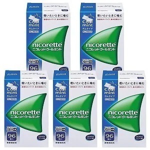 【第（2）類医薬品】 ニコレット クールミント 96個5個セット セルフメディケーション税制対象商品