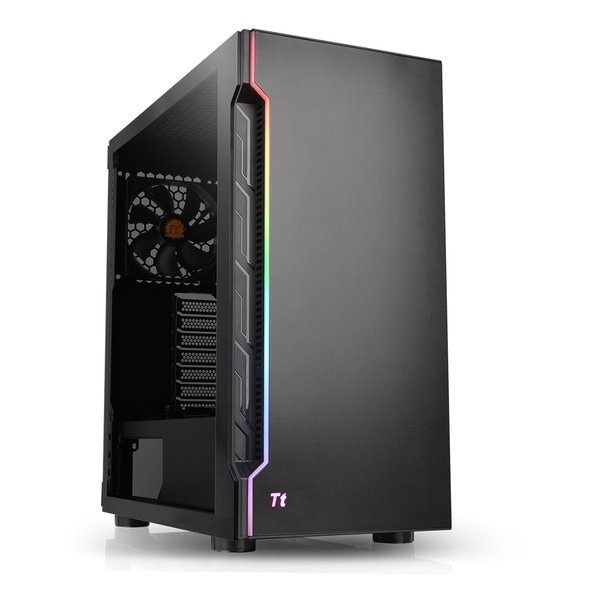 ミドルタワー型PCケース 強化ガラス フロントLEDバー搭載 H200 TG RGB BLACK CA-1M3-00M1WN-00
