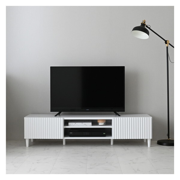 4FUL ALN35-150L WH ホワイト アラン ローボード (150cm幅) メーカー直送