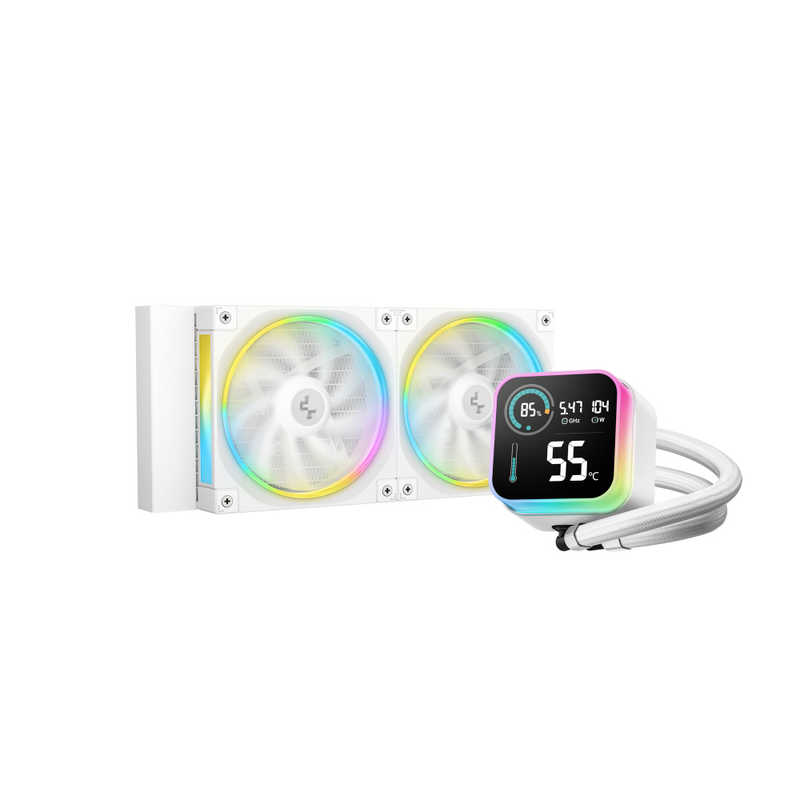 DEEPCOOL　LQ240 WH　R-LQ240-WHDSMC-G-1