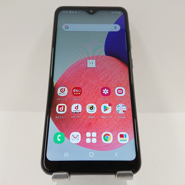 Galaxy A22 5G SC-56B ドコモ ブラック 送料無料 本体 c08676 【中古】