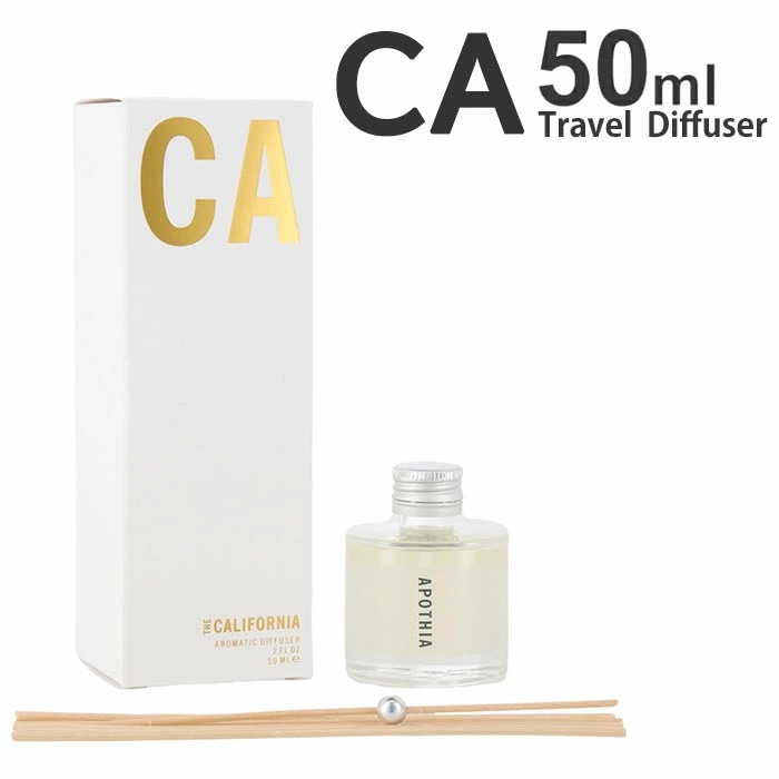 アポーシア ディフューザー APOTHIA CA Travel Diffuser 50ml ルームフレグランス トラベル 芳香剤 部屋 スティック おしゃれ カリフォルニア リビング 寝室