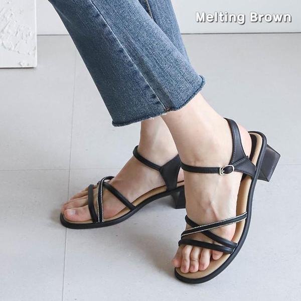 夏の厚底ストラップサンダル S39