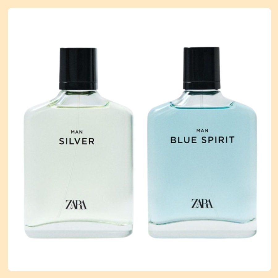 ZARA MANS 香水 シルバーマン＋ブルースピリット 2X100ML オードトワレ[EDT]