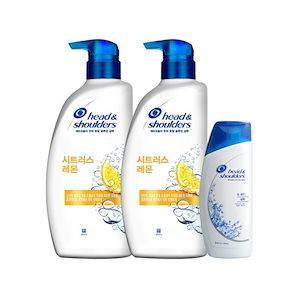 ヘッドアンドショルダー シトラス レモン シャンプー 750ml x 2p + ディープクリーンシャンプー 90ml