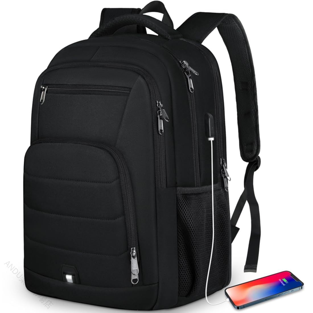 超人気,高評価!大容量 撥水 3WAY USBポート イヤホンポート 盗難防止 PC収納 15.6インチ A4対応 通勤 通学 出張 旅行 男女兼用 ビジネスリュック 高校生 耐衝撃 多機能 スタイリ