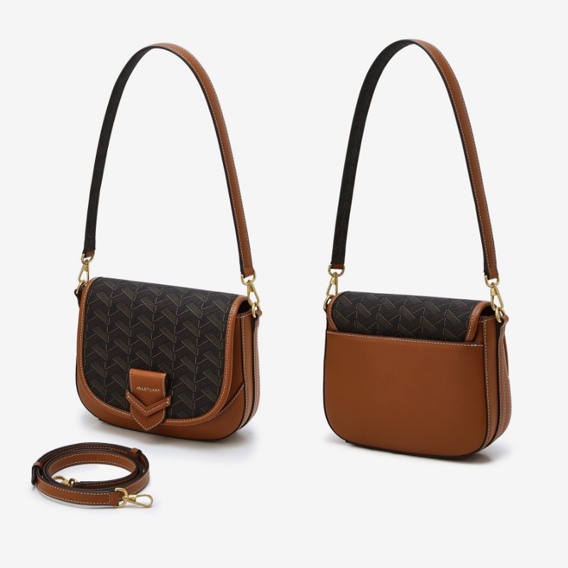 [JILLSTUART NEWYORK] 【ロゼラ】ブラウンパターンフラップタイプバッグ / BROWN