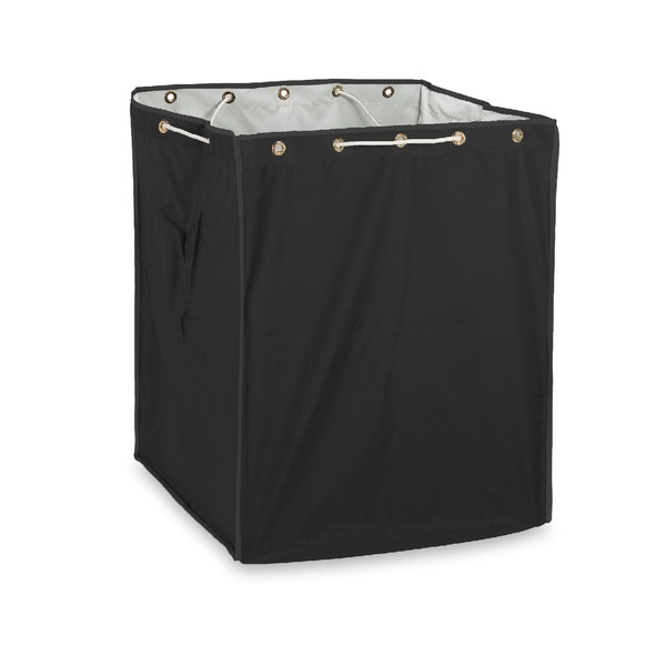 (まとめ) 本体別売 BM ダストカー 運搬カート用 替袋 黒 大 ナイロン製×2セット ダストカート用 集積カート用