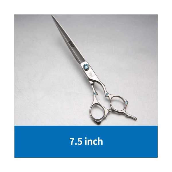 フェニス7.0 / 7.5インチ高品質日本440 cペット犬の髪のグルーミングストレートカットはさみ 7point5 inch