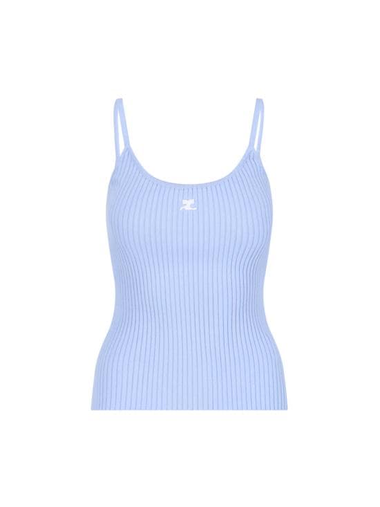 COURREGES Women Tunic Tops PERMDE012FI0001 7005 Blue