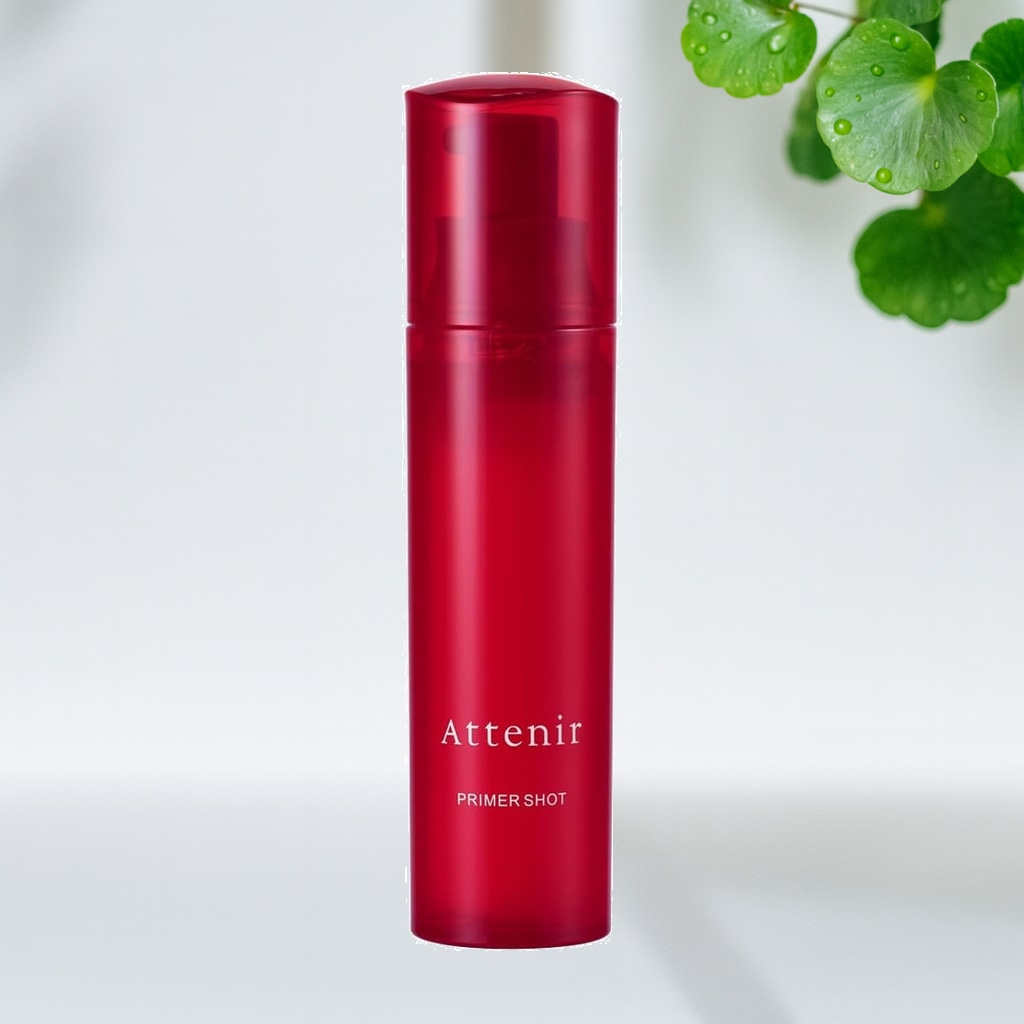 アテニア (Attenir)新 プライマーショット 詰め替え用 レフィル & 専用ケース付 (40ml 約1.5～2か月) 高濃度 ハリツヤ導入美容液 ブースター (浸透 * ハリツヤ) ミルクタイプ