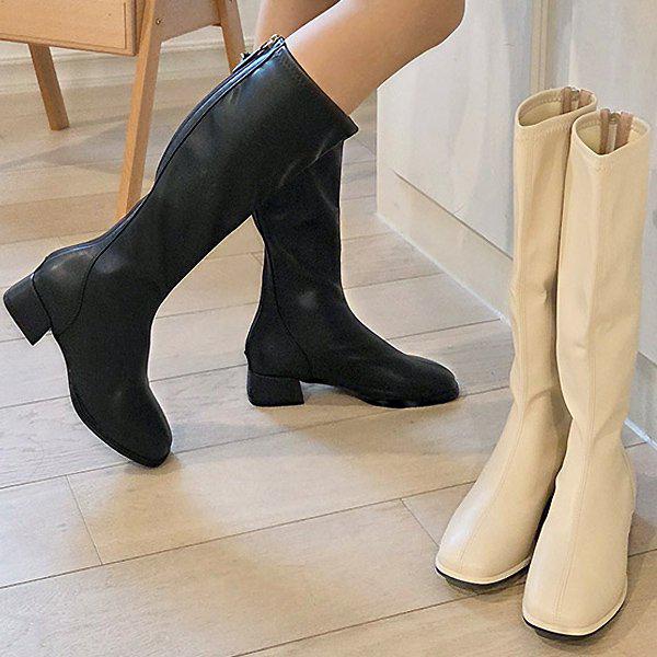 スパンソックス 冬 女性 レディース アンクル ロングブーツ 3cm sjcc 164_P409796087