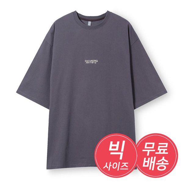 メンズ夏バックプリントニルヴァーナ半袖Tシャツ AC-TSH-Q021-チャコール