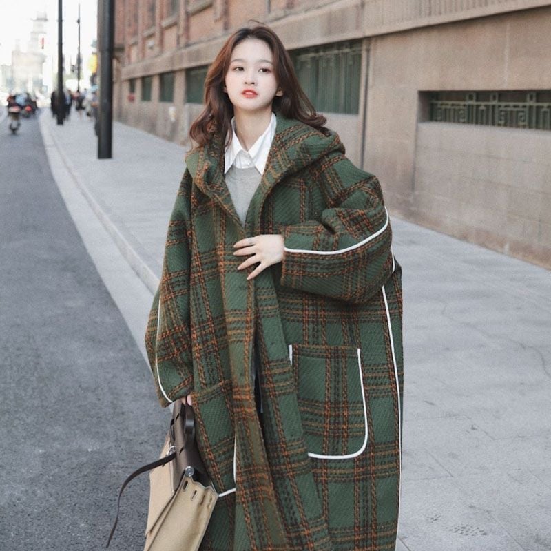 ビッグシルエット チェスターコート ゆったり ロング丈 ベンチコート レトロ ラシャコート 厚手 ロングコート