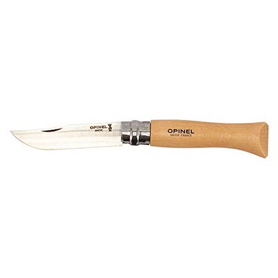 他サイト： [ オピネル ] Opinel アウトドアナイフ No.9 ステンレススチール 9cm 折りたたみナイフ 1083 N09 inox キャンプ 魚釣り 登山 [並行輸入品]の商品画像