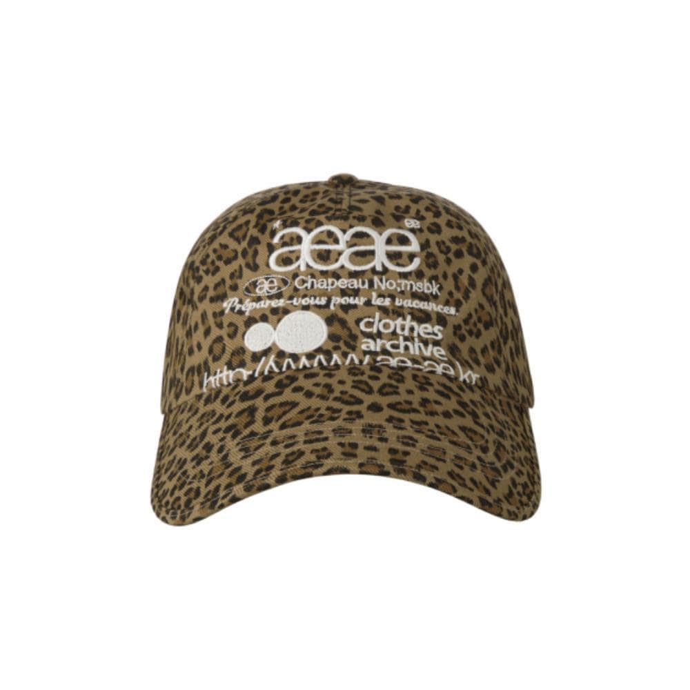 AEAE WEB LOGO LEOPARD CAP MUSTARD AE44FUCA008MTD 5,802円