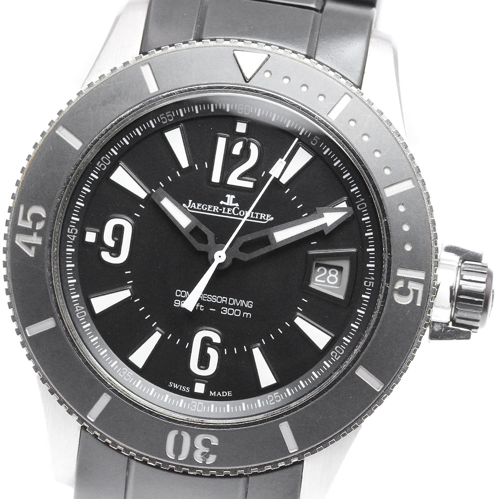 ジャガー・ルクルト JAEGER-LECOULTRE 162.8.37 マスターコンプレッサー ダイビング ネイビーシールズ 限定1500本 AT メンズ 箱付き_828107【中古】