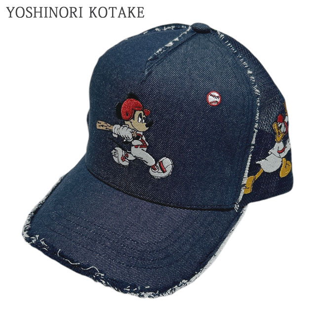 ヨシノリコタケ YOSHINORI KOTAKE MICKEY BASEBALL MESH CAP ミッキー メッシュ キャップ トラッカー 251-001725-017