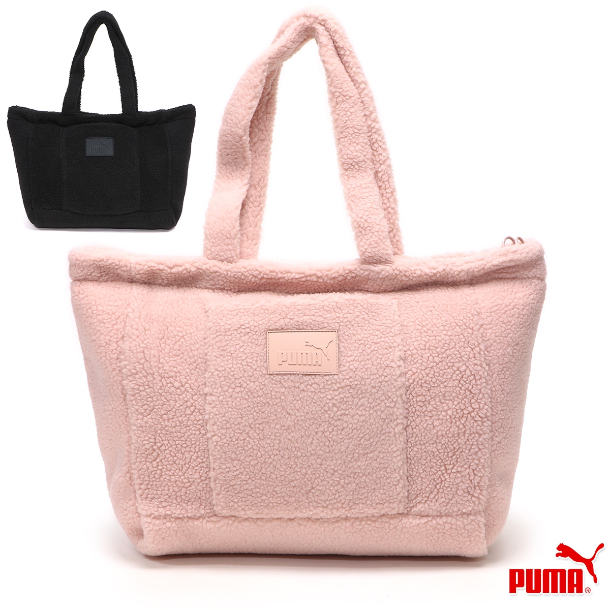 コア シェルパ トートバッグ レディース/ウィメンズ/女性用 トートバッグ ブラック/ピンク 079163