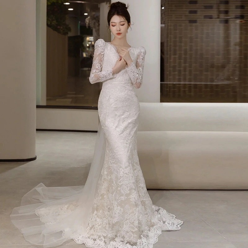 大流行の前撮りドレス 後撮り 結婚式ドレス パーティードレス お姫様 成人式ドレス 可愛い 高級感 ウェディングドレス マーメイド 花嫁ドレス きれいめ フォトウェディング撮影 カラードレス コンサー