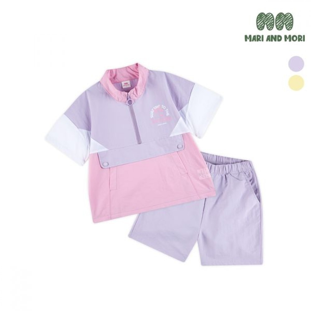 [Walton Kids] パームツリーフアサムジップアップトップ＆ボトムスーツ 5,617円