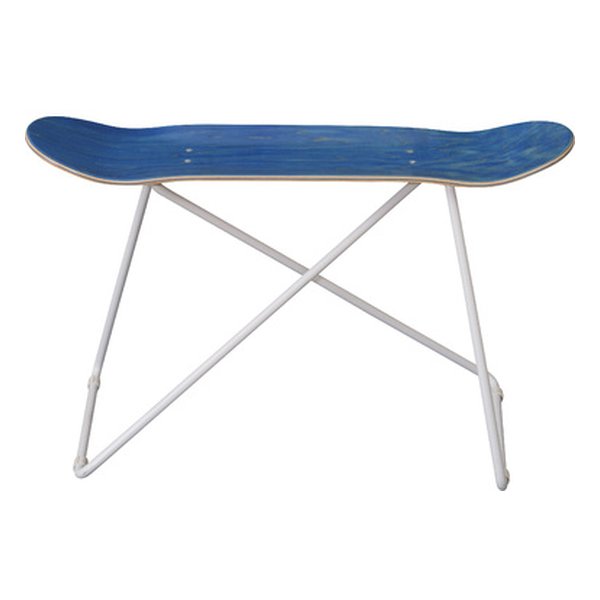 スケートボードスツール ブルー 幅81×奥行き31×高さ50cm SF-201BL