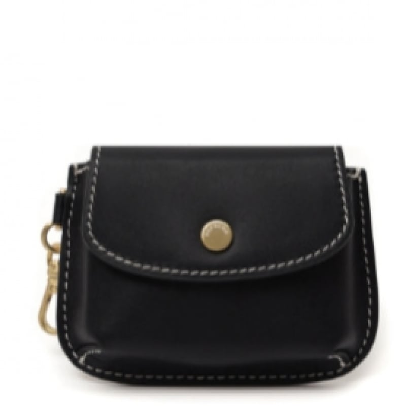 デパウンドレザーマルチケースキーリング (ブラック)