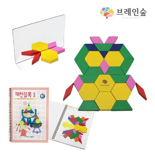 ブレインフォレストパターンブロック124 + 2段階の幼稚園児童家学院教授教区団体創造性