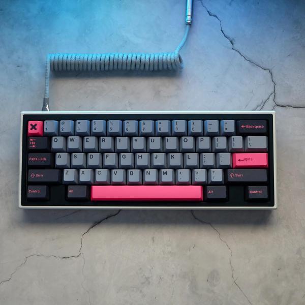 173キーキーキャップセットCherry MX MX用ダブルショットキーキャップCherryプロファイルキーボード用クローンスイッチ104