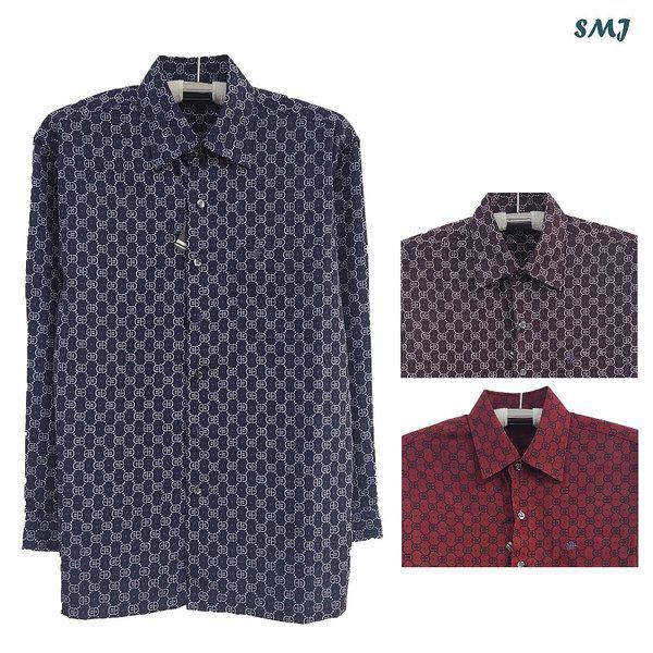 SMJ1351 メンズ 長袖 シャツ レギュラーフィット 男性 FW シャツ